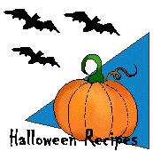Halloween pumpkin and bat design
